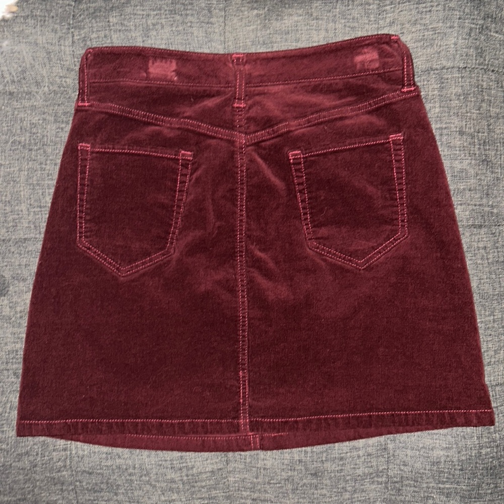 MARKET & SPRUCE
Adalee Burgundy Corduroy Skirt